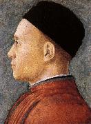 Andrea Mantegna Mansportratt Spain oil painting artist